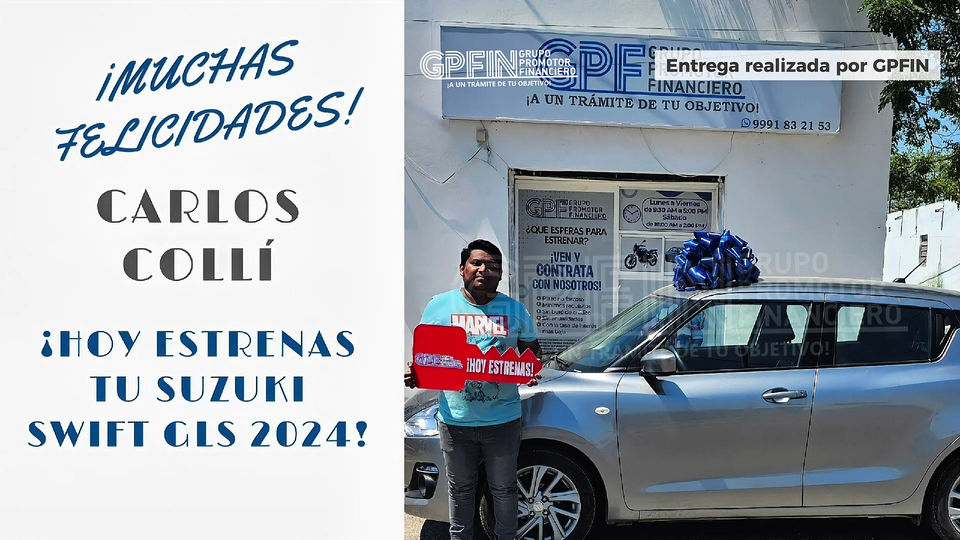 ENTREGA SUZUKI SWIFT 2024 CARLOS COLLI